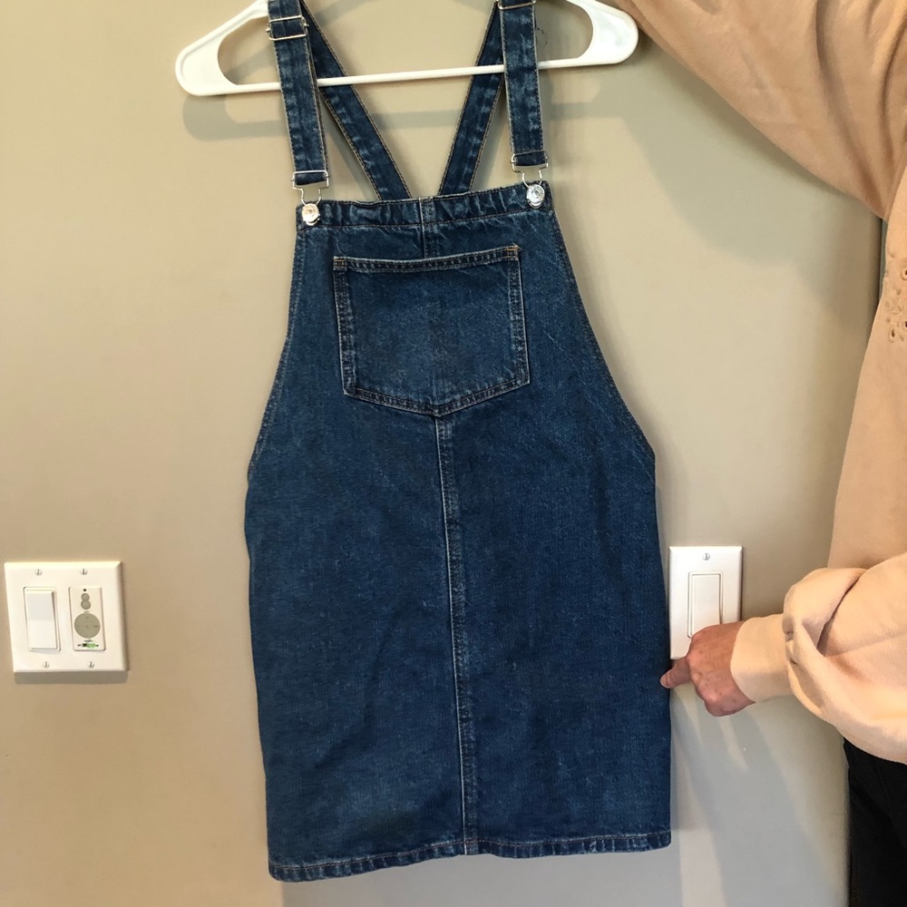 Topshop Petite Overall Dress